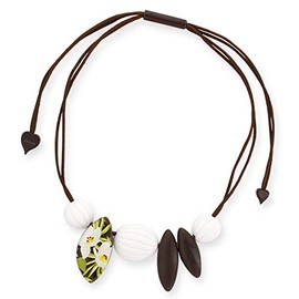 【アビステ】ABISTE 【ZSiSKA】≪ALOHA≫アクリルフリーレングス紐ネックレス/ホワイト 1180029-/W