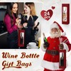 Tioncy 24 Pcs Single Wine Bottle Gift Bag, Champagne Bags