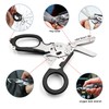 Almabbg Folding Pliers Scissors,6 in 1 Portable Response Emergency Shears