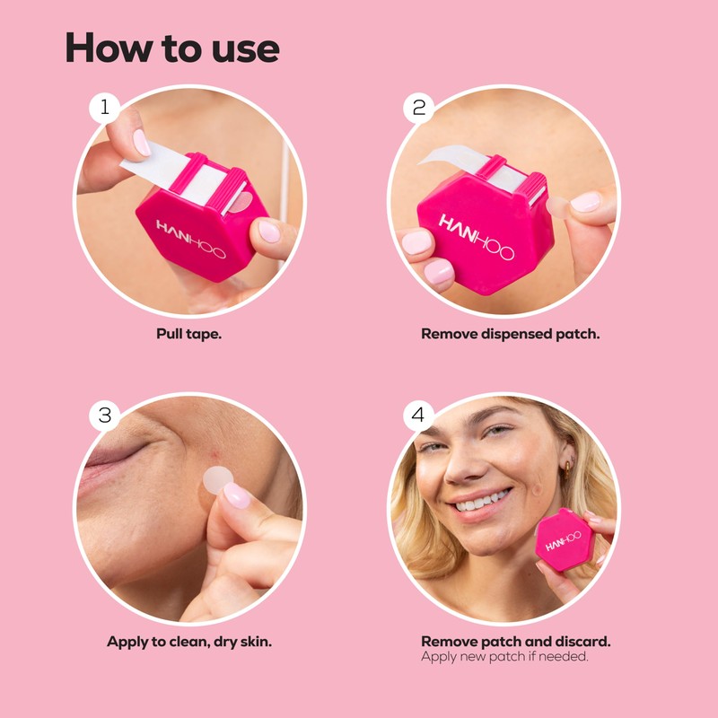 Hanhoo On the Go Blemish Patch, 108 Count, Pimple Patch