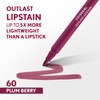 COVERGIRL Outlast, 60 Plum Berry, Lipstain, Smooth Application, Precise Pen-Like