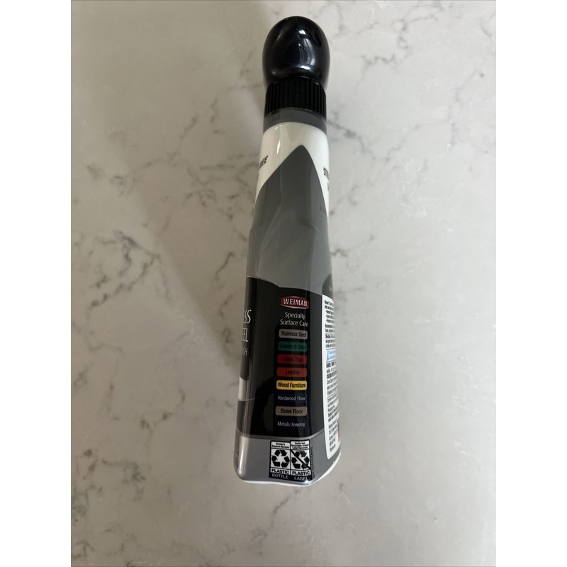 Weiman STAINLESS STEEL CLEANER & POLISH Clean Appliances Grill Ranges
