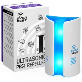 Ultrasonic Pest Repeller Plug in - Electronic Insect Control Defender - Indoor Rodent Reject Repellent for Ants, Fly, Cockroach, Spider Squirrel