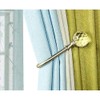 BlueXP 2 Pack Metal Curtain Holdback Hook Crystal Ball U-Form
