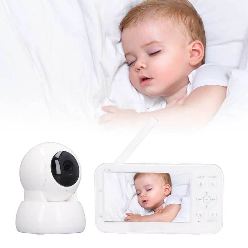 5in Wireless Baby Monitor Two Way Speaking Night Vision HD