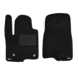 WENNEBIRD Superior Carpet Front Row Floor Mats for 2019-2025 GMC Sierra 1500, 2020-2025 Sierra 2500/3500 HD Crew Cab/Double Cab, Premium All Weather Anti-Slip Waterproof Floor Liners - 2pc