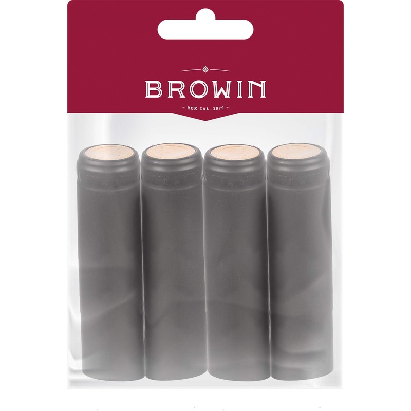 Shrink Caps Shrinks Capsules Wine Making (30pk) --- BLACK