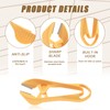 2pcs Garlic Peeler, 2025 New Garlic Tweezers with Hanging Hole