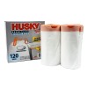 Husky Tall Kitchen White Trash Bags, 13 Gallon, 120 Bags