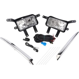 DYRDINSHOW Fog Lights Compatible With Chevy Tahoe Suburban 2015 2016 2017 2018 2019 2020 Driving Fog Lights with Harness, OE# GM2592311 GM2593311