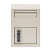 Wall Mount Locking Drop Box, Drop Slot Depository Safe Box