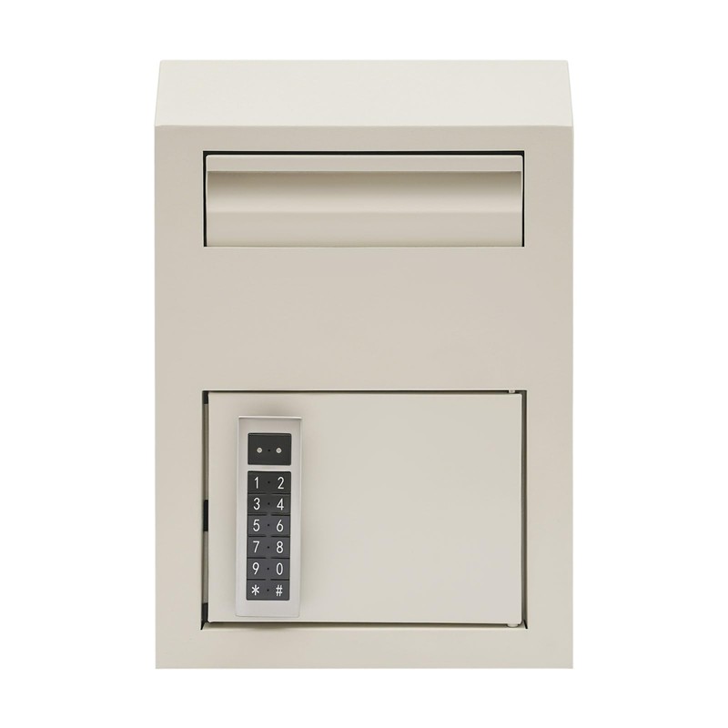 Wall Mount Locking Drop Box, Drop Slot Depository Safe Box