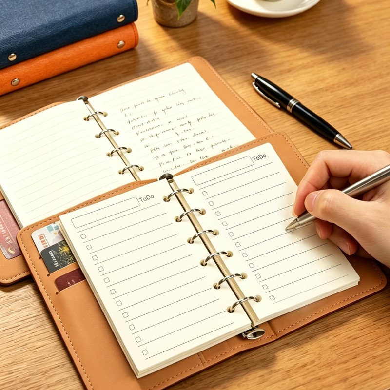 A7 To Do List Refill Paper with 5 Label Stickers,