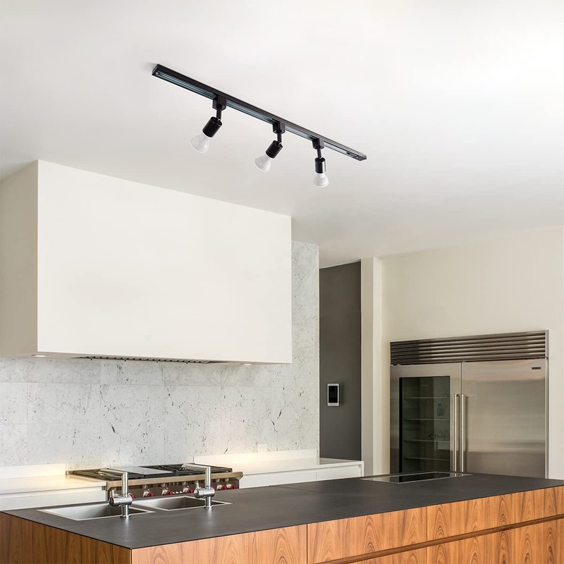 mirrea H Type Track Lighting Head to E26 Medium Screw