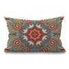 Paisley Flower Throw Pillow Cover Traditional Ethnic Floral Red Teal