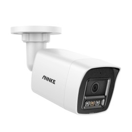 ANNKE 12MP PoE IP Camera Outdoor, Security Bullet Camera with Smart Dual Light for Home Surveillance, Human/Vehicle Detection, Color Night Vision, 2.8mm Wide Angle, Up to 512GB microSD Card, C1200