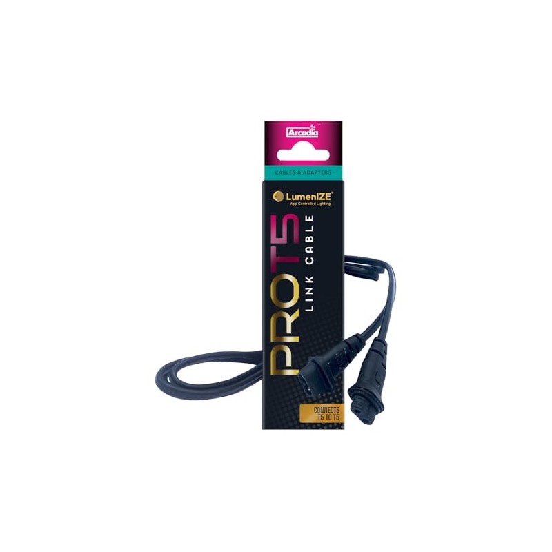 LumenIZE T5 to T5, 1.2M Link Cable Reptile Terrarium Vivarium