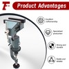 findmall Universal Table Vise 3" Aluminum Swivel Bench Vise 360