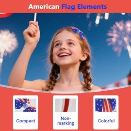 Kefley USA American Flag Headband 4th Fourth of July Independence Day Headband