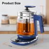 ICOOKPOT Electric Kettle, 1.5L Borosilicate Glass Hot Water Kettle Electric