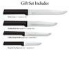 RADA Cooking Essentials Knife Starter Gift 3 Piece Black Handled