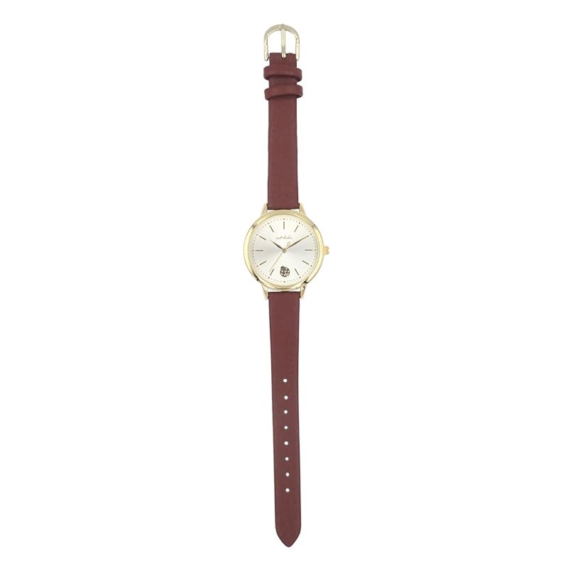 Follow Porte Bonheur N00125S-1 WIN Women's Animal Icon Watch, Red,