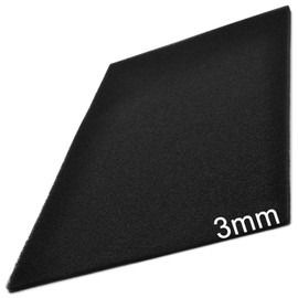 Easyboost Air Filter Foam Air Filter Insert 28 x 15 cm Thickness 3 mm Universal for Cutting for Scooter Motorcycle Quad Lawn Mower Brush Cutter Motor Hoe Chainsaw for Carburettor Air Filter Box