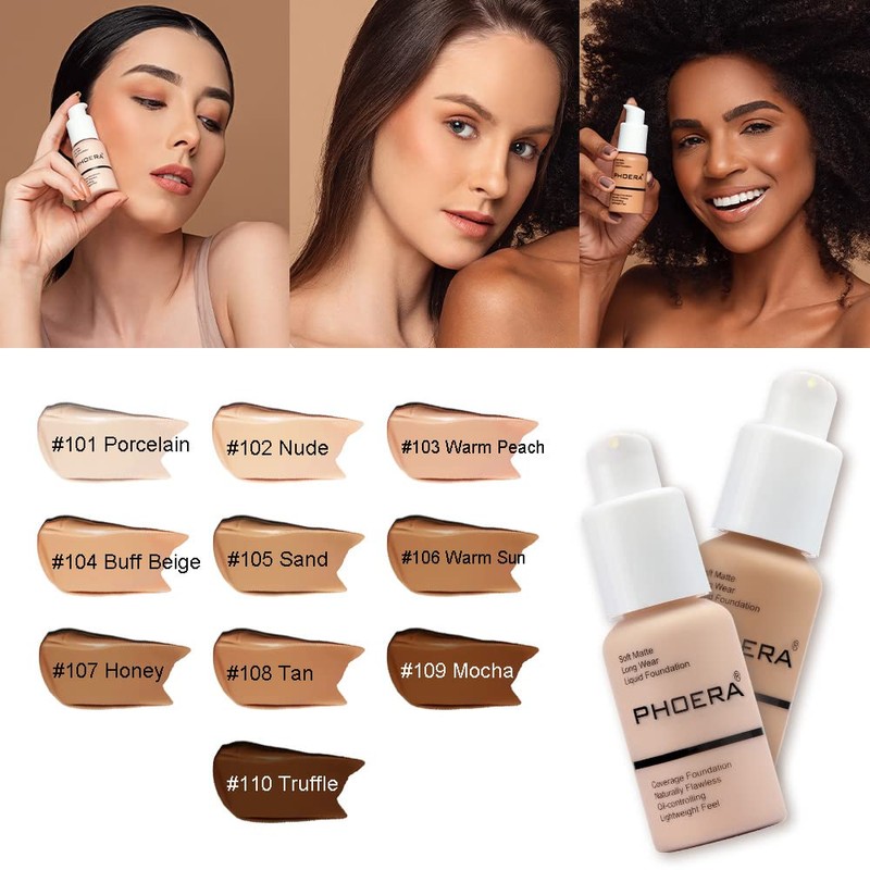Aquapurity Phoera® Full Coverage Foundation Soft Matte Oil Control Concealer