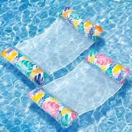 Elidepe Air Mattress Pool, XL Toy Water, Pack of 2 Pool Accessories, Fun Adults, 4-in-1 Water Toy, Water Hammock, Air Mattress as Armchair, Mattresses, Swimming Mat