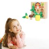 Baby Carrot Harvest Game Wooden Carrots Shape Sorting Matching Puzzle