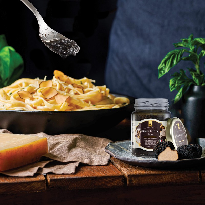 Gourmanity Tartufi Black Truffle Pate, Luxury Italian Truffle Sauce for
