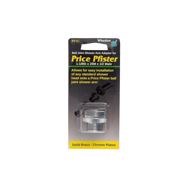 Whedon SHOWER ARM ADPTR PFISTER MfrPartNo PF1C, No Size, Chrome
