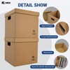 Vinyl Record Storage Box & Moving Box – Sturdy Cardboard