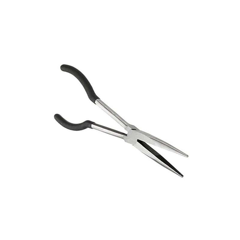 Mr.Gadget's Solutions 28cm Long Reach Straight Nose Pliers, Drop Forged