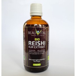 Organic Reishi Extract Liquid | Full Extract Ganoderma from Reishi Powder by Dual Extraction in Glycerine, 100 ml