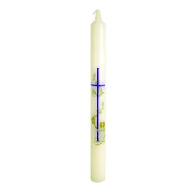 Roman White Communion Candle 95646