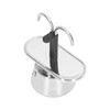 Moka Pot 100ml Dual Pipe Stainless Steel Durable Food Grade