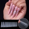 BNG Dual Forms System Flat Square Full Cover Polygel Nail