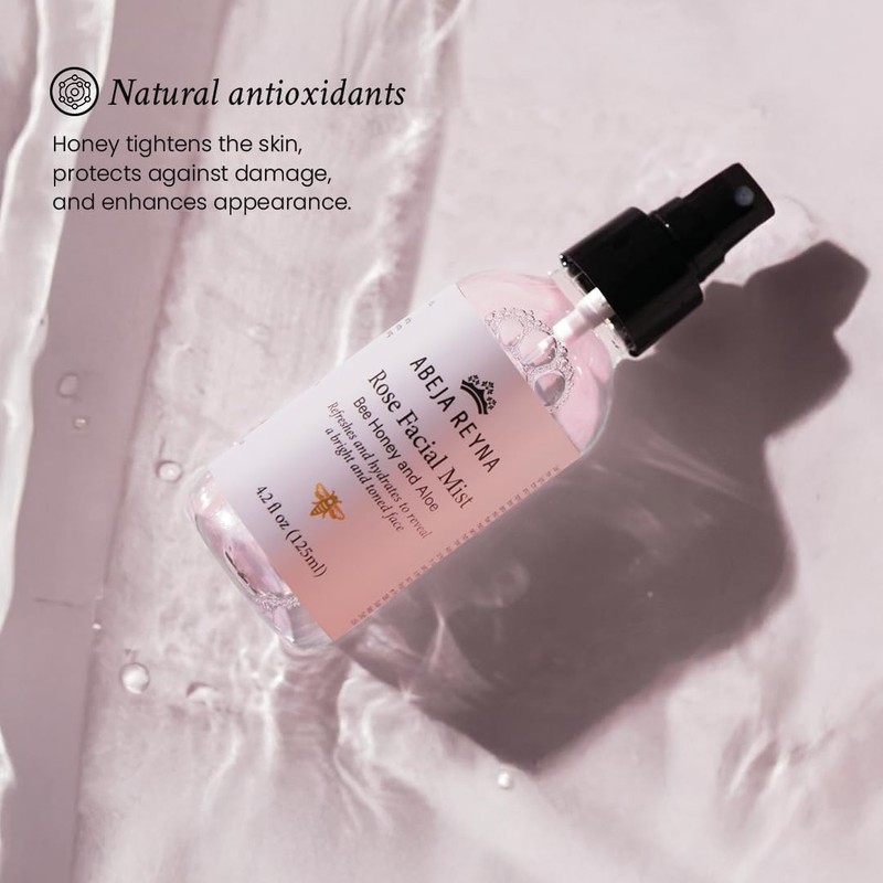 ABEJA REYNA Rose Facial Mist with Organic Honey & Aloe