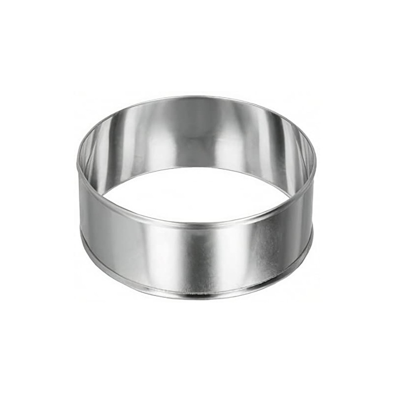 Metaltex Stainless Steel All Purpose Cooking Rings, Silver, 8 cm,