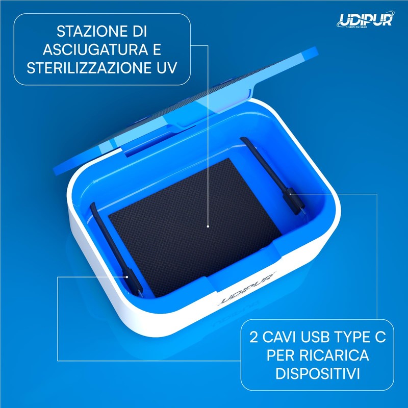 Udipur Drying and sterilisation Station for Hearing aids UV sterilisation