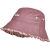 Playshoes Unisex Children's Reversible Sun Hat, Purple flowers, 51
