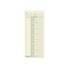 TOPS 1260 Time Card for Cincinnati, Named Days, Two-Sided, 3