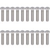 20Pcs Hex Bolt Coarse Thread Set Screws Fully Threaded Bolts