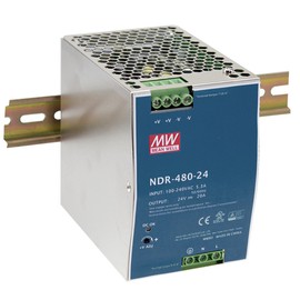 MEAN WELL MW NDR-480-24 24V 20A DIN Rail Power Supplies