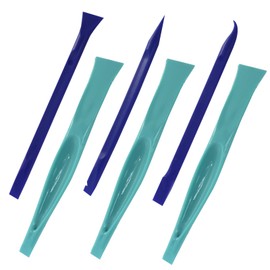 Moicstiy 6Pcs Plastic Scraper Tool, No-Scratch Cleaning Scraper Tool for Label Scraper, Can Opener