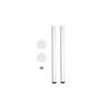 Shepherd Hardware 8572E 27-1/2-Inch Fixed Steel Furniture Legs for Desks