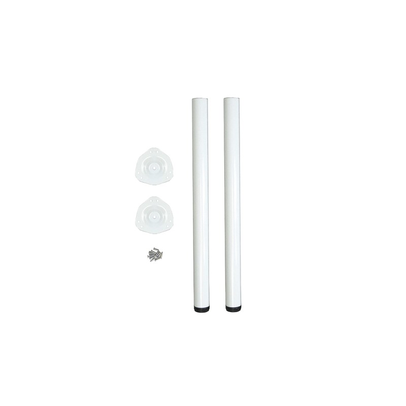 Shepherd Hardware 8572E 27-1/2-Inch Fixed Steel Furniture Legs for Desks