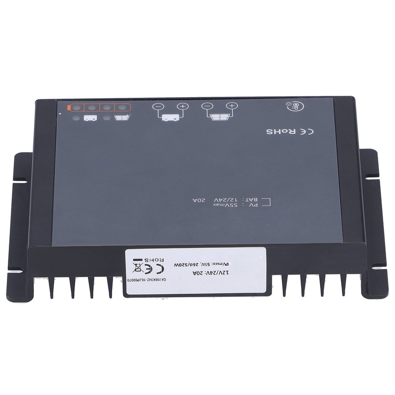 Solar Controller MPPT Regulator Auto Tracking Focus Waterproof with Bluetooth