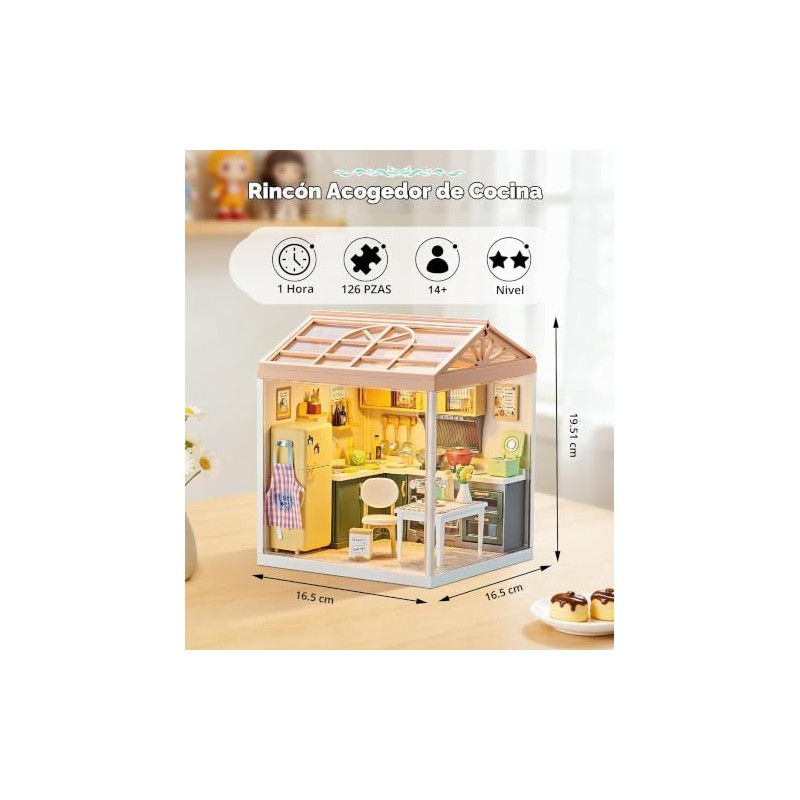 BeepZipp - Kit de cocina en miniatura de casa de